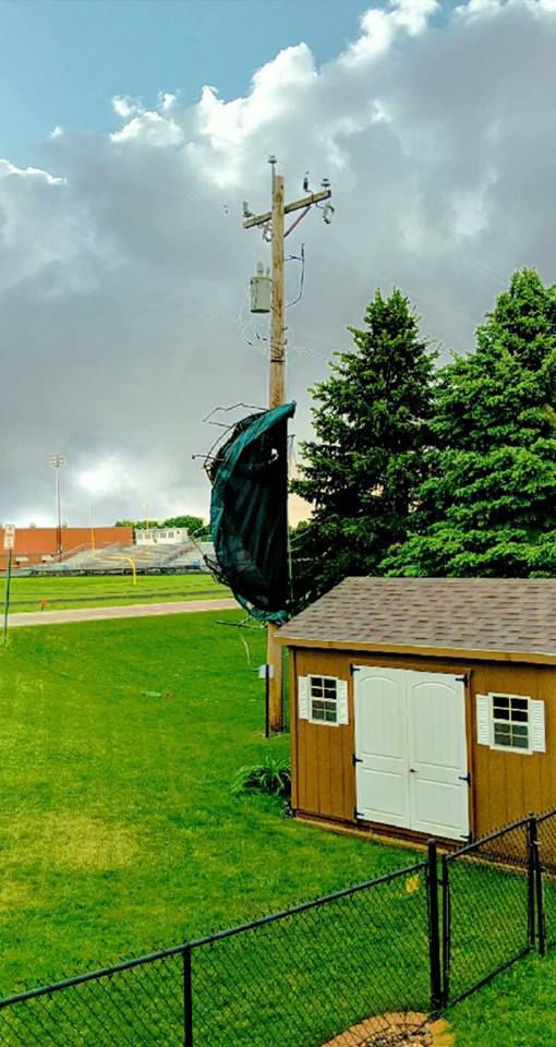 Mangled trampoline